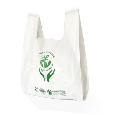Hdpe biologisch afbreekbare winkeltas Compostabele compostzakken