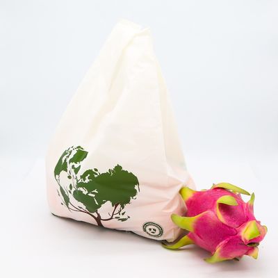 AISUN Customise Printed Direct Factory Sale 100% biologisch afbreekbaar PLA PBAT composteerbaar winkeltas voor supermarkt