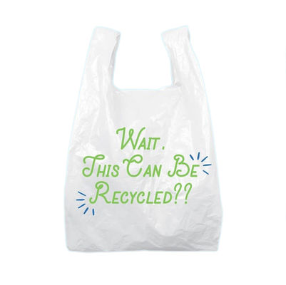 Eenmalige, bevroren, 100% composteerbare cellulosezakken van Hdpe Ldpe plastic