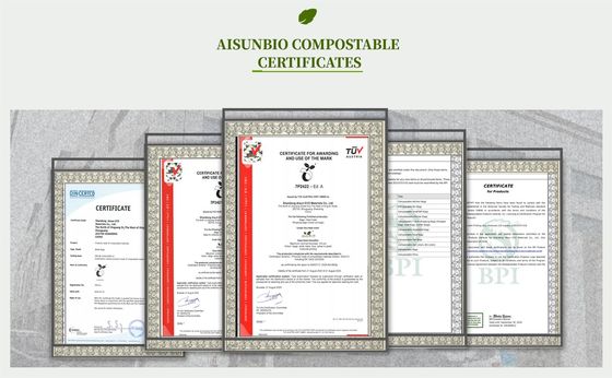 Eenmalige, bevroren, 100% composteerbare cellulosezakken van Hdpe Ldpe plastic