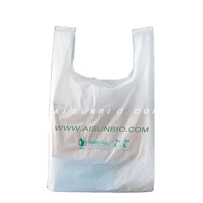 Verpakking As4736 Compostabele voedselzakken met handvaten