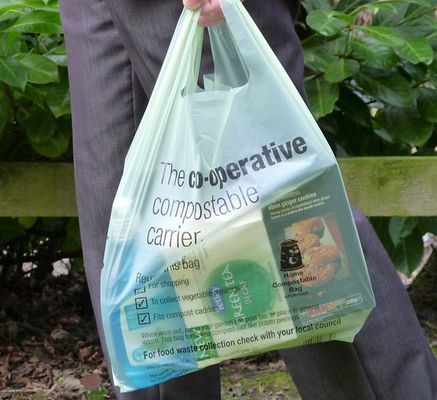 Bioplastic Eco-vriendelijke verpakkingszakken Home composteerbare zakken ASTM6400