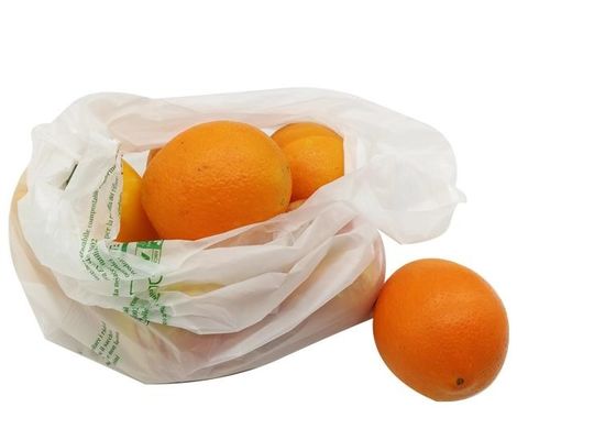 PLA Biologisch afbreekbare winkeltas composteerbaar plastic op maat