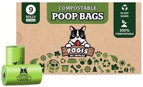 Eco-vriendelijk 100% biologisch afbreekbaar en composteerbaar Groothandel Huisdieren Poopzak Honden vuilniszakken Duurzaam OEM-logo Accepteer 15 micron BPI