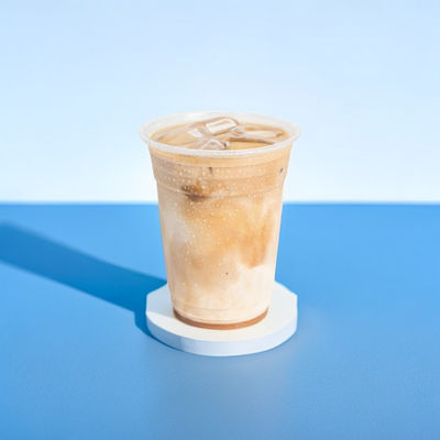 Afneembare plastic bierbekers pla-beker koud drankje melk thee op maat 12 16 21 oz biologisch afbreekbare beker