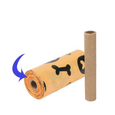 oem moq 10000 rollen warmverkoop groothandel gedrukte hondenafval plastic zakken poep zak voor hond