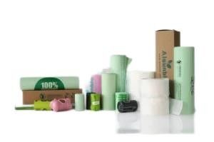 op maat gedrukte biologisch afbreekbare plastic hondenpoepzakken te koop