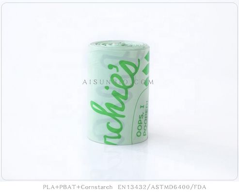 Plastic Cornstarch Compostable Polybags Biologisch afbreekbare poepzakken voor kleine honden