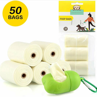 Op maat gedrukt composteerbaar hondenpoepzak biologisch afbreekbaar polythene maïszetmeel