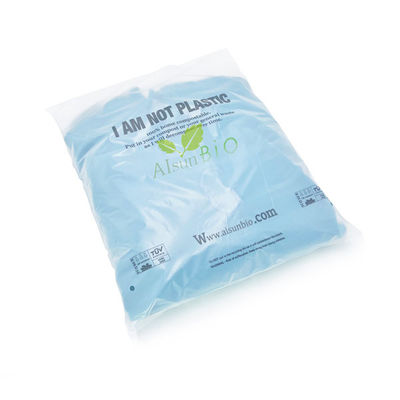 Doorzichtige plastic biologisch afbreekbare kledingzak 15mic-60mic