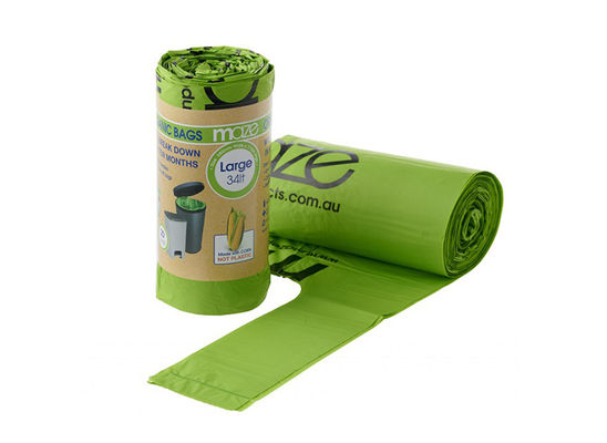 40mic composteerbare vuilnisbakken Eco-vriendelijke vuilniszakken Custom