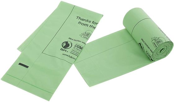 100% biologisch afbreekbare vuilniszakken composteerbare vuilnisbakken PLA PBAT