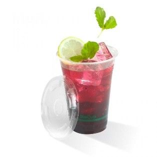Doorzichtige, composteerbare, biologisch afbreekbare PLA-bekers voor koffie- en thee-soda