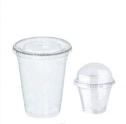 Eenmalige PLA 9 oz composteerbare bekers in U-vorm op maat gedrukt