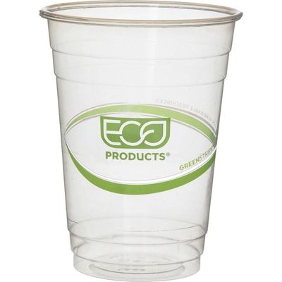 Biologisch afbreekbare PLA-bekers 12 oz koffiewater
