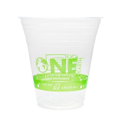 Duidelijke koffie Biologisch afbreekbare PLA bekers 7oz/9oz/10oz wegwerp