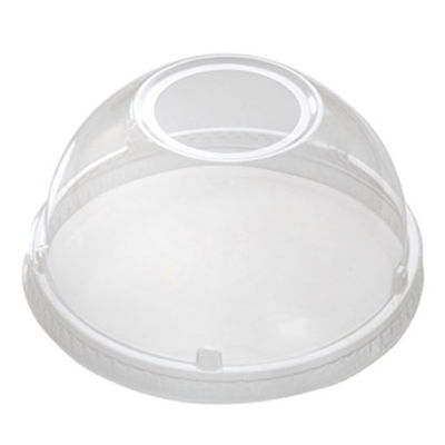 PLA Biocomposteerbare heldere bekers met deksels 16 oz Drinkmelktheebeker