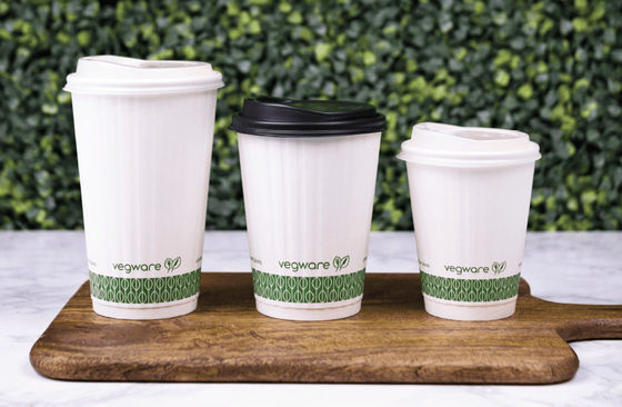 Op maat gecomposteerde, biologisch afbreekbare PLA-bekers 9 oz voor restaurant