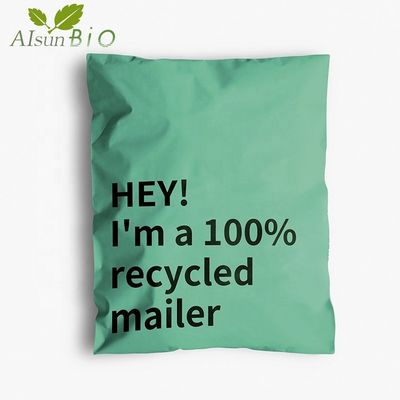 Kleurrijke composteerbare plastic postzak voor postpakketten Verpakking milieuvriendelijk