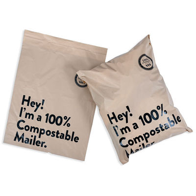Geprinte, milieuvriendelijke, op maat gemaakte poly-mailers, composteerbare bubbelwrap