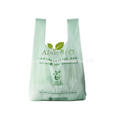 100% biologisch afbreekbaar PLA Polybag Plastic voor winkelen OEM